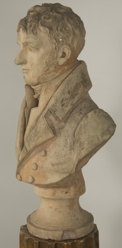 Sculpture Sculpture en Terre cuite - Buste d'un aristocrate - Jean-Baptiste Cadet de Beaupré (1758-1823)