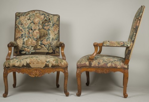 Paire de fauteuils d’époque Régence - Galerie Gilles Linossier