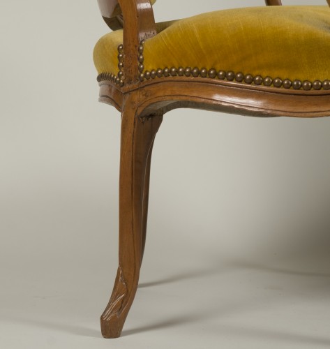 Sièges Fauteuil & Bergère - Paire de fauteuils d'époque Louis XV