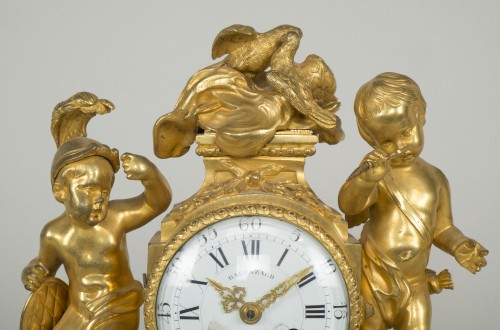 Horlogerie Pendule - Petite pendule Louis XVI