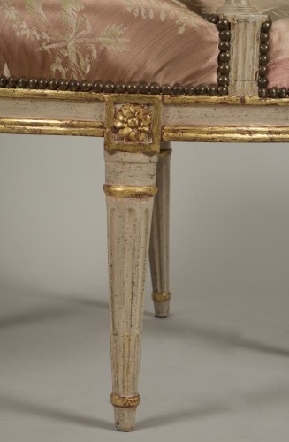 Paire de fauteuils de Delaunay - Sièges Style Louis XVI