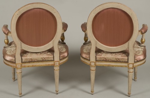 Paire de fauteuils de Delaunay - Louis XVI