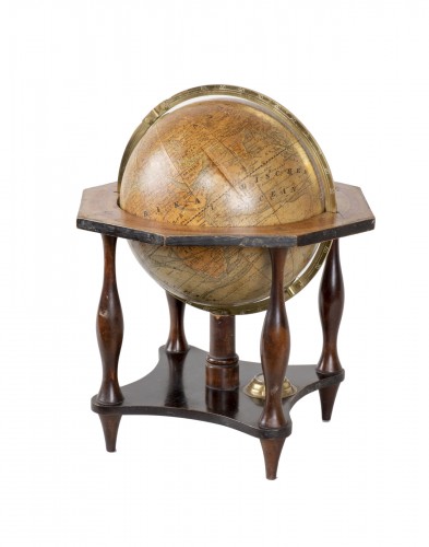 Globe terrestre allemand du XIXe siècle