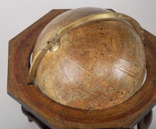 Globe terrestre allemand du XIXe siècle - Collections Style 