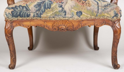 XVIIIe siècle - Paire de fauteuils d'époque Régence
