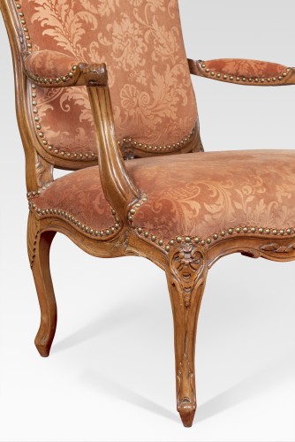 Paire de fauteuils d’époque Louis XV - Sièges Style Louis XV