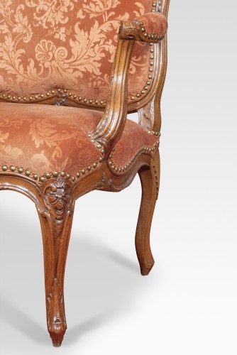 Sièges Fauteuil & Bergère - Paire de fauteuils d’époque Louis XV