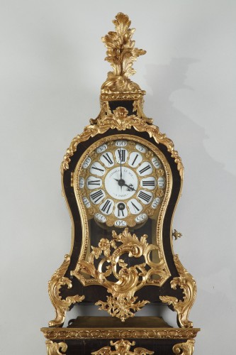 Cartel et sa console d'applique d'époque Louis XV - Horlogerie Style Louis XV