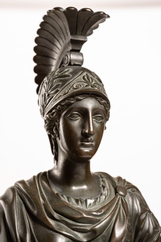 Antiquités - Pendule Athena par Gérard-Jean Galle (1788-1846) 