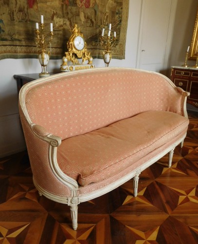 XVIIIe siècle - Salon d'époque Louis XVI - estampille JB Lelarge