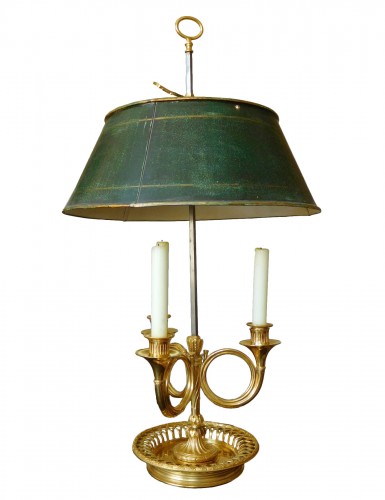 Lampe bouillotte en bronze d'époque Louis XVI - Directoire