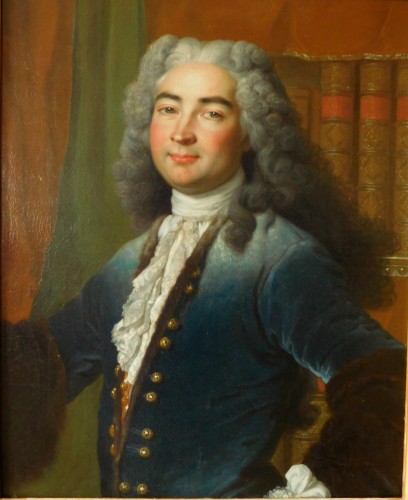 Portrait de gentilhomme - Ecole française du 18e siècle - Tableaux et dessins Style 