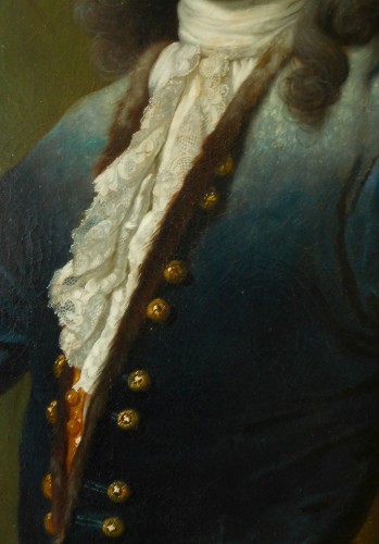 Tableaux et dessins Tableaux XVIIIe siècle - Portrait de gentilhomme - Ecole française du 18e siècle