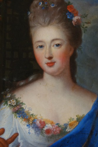 Louis XIV - Portrait de la Princesse de Conti, attribué à Pierre Gobert