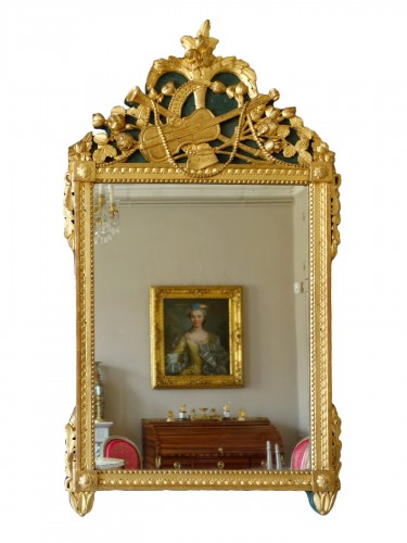 Miroir provençal d'époque Louis XVI