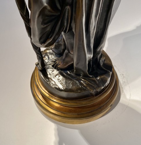 Sculpture Sculpture en Bronze - Diane Chasseresse - Albert Carrier-Belleuse  (1824-1887)