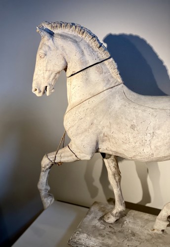 Sculpture  - Plâtre académique du Cheval de Canova