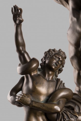 Groupe en bronze Laocoonte et ses fils - Brun Fine Art
