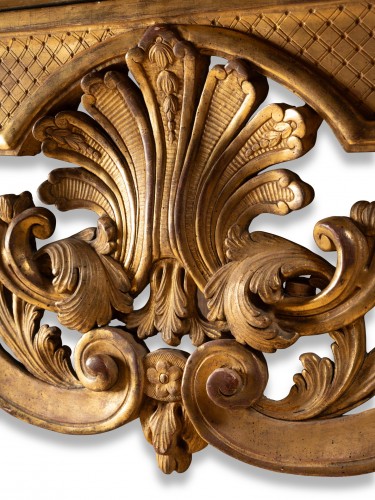 Grande console bois doré d'époque Louis XIV - Isabelle Chalvignac