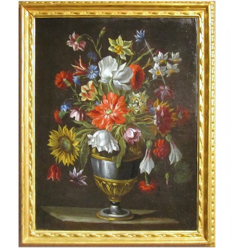 Bouquet de fleurs - École Bolognaise du XVIIe siècle