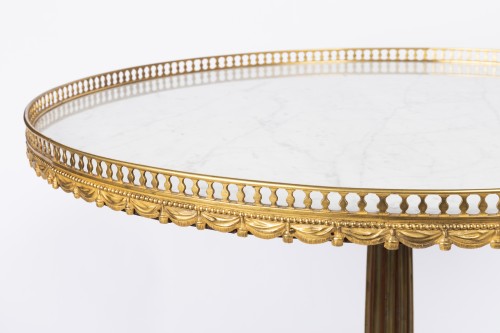Mobilier Table & Guéridon - Gueridon en acajou Epoque Louis XVI attribué à C.E. RICHTER