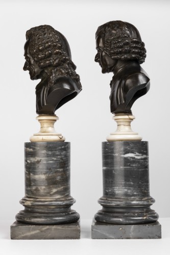 Bustes en bronze signés Pierre-Philippe THOMIRE - Louis XVI