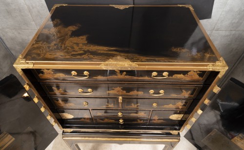 Antiquités - Cabinet de voyage Japon, époque Edo XVIIe siècle