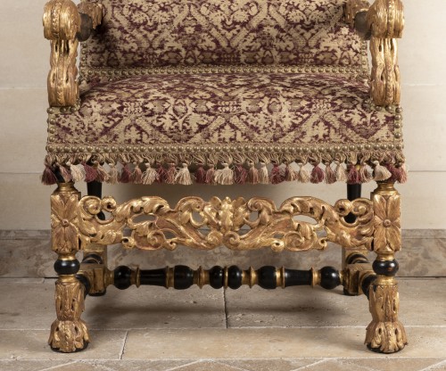Paire de sièges Epoque Louis XIV - Sièges Style Louis XIV