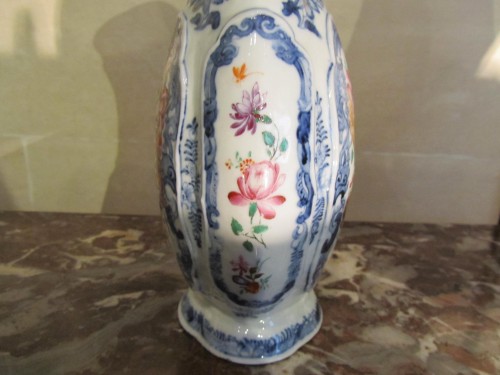 Paire de vases Chine époque Qianlong XVIIIe siècle - 
