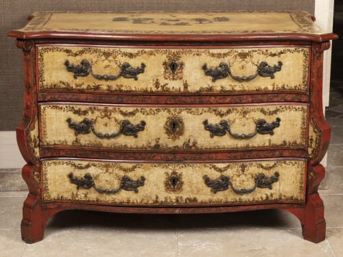 Commode Mazarine en Arte Povera, France méridionale 18e siècle - Mobilier Style Régence
