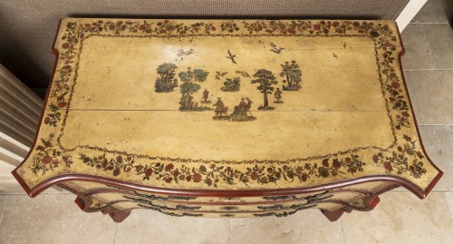 Mobilier Commode - Commode Mazarine en Arte Povera, France méridionale 18e siècle