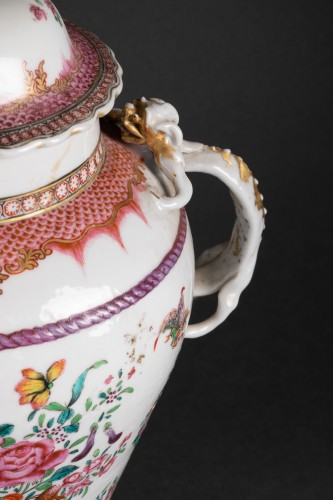 Louis XV - Paire de vases porcelaine de Chine XVIIIe siècle