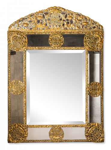 Miroir à clinquants Flandres XVIIe siècle