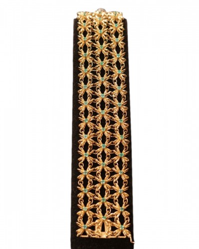 Boucheron - Bracelet en or serti d’émeraude