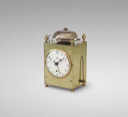 Pendule de voyage de petite taille à complications - Horlogerie Style Restauration - Charles X