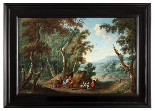 Paysage animé - Karel Beschey (1706-1776)