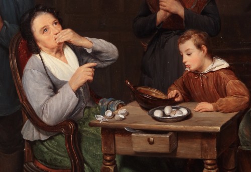 Les Coquilles d'œufs vides - Henri de Coene (1798- 1866) - Jan Muller