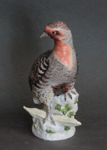 Oiseau perdrix en porcelaine de Berlin vers 1766 / 1767 - Céramiques, Porcelaines Style 