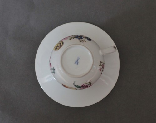 Crachoir en porcelaine de Meissen, XVIIIe siècle - Louis XV