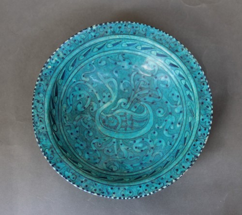 Coupe de Djoveyn, Iran XIVe siècle - Céramiques, Porcelaines Style Moyen Âge