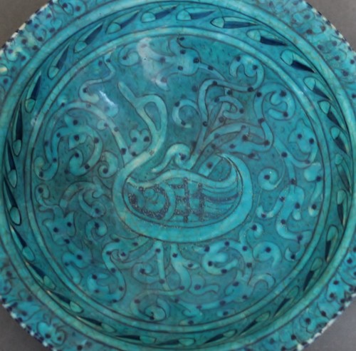 Céramiques, Porcelaines  - Coupe de Djoveyn, Iran XIVe siècle