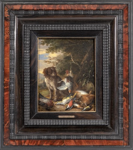 Adrian de Gryef (1670-1715) - Chiens de chasse & Le trophée de gibier - Tableaux et dessins Style 