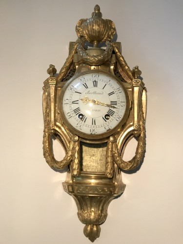 Cartel en bronze doré par Berthoud - Horlogerie Style Louis XVI