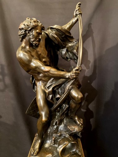 Grande sculpture en bronze par Raingo frères - Napoléon III