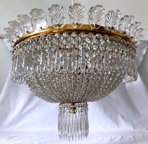 Baccarat - Lustre couronne en cristal - Luminaires Style Napoléon III