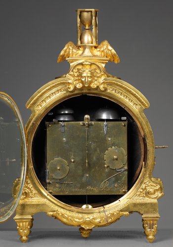 Horlogerie Pendule - Louis Mynuel (1675-1742) - Pendule de Cartonnier