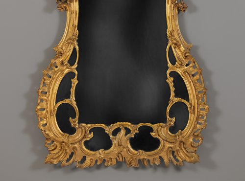 XVIIIe siècle - Miroir Hollandais d’époque Louis XV
