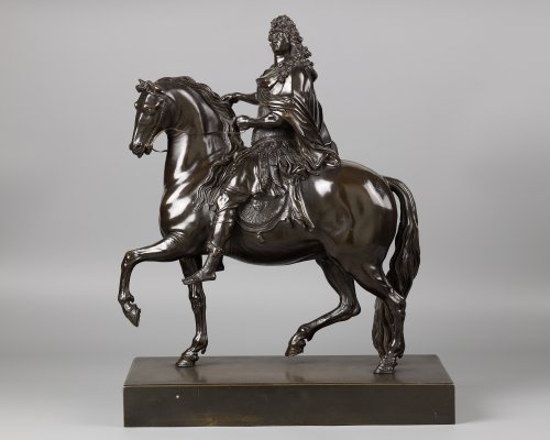 Statue équestre de Louis XIV d'après Martin van den Bogaert dit Desjardins - Sculpture Style 