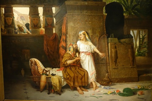 Scène de genre sous l'ancienne Egypte - Eugénio De Giacomi 1888