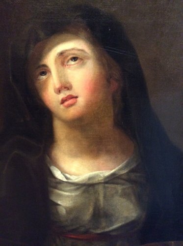 Portrait d'une dame de qualité en Vestale, début XVIIIe siècle - Tableaux et dessins Style Régence